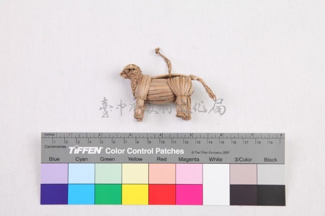 草編動物裝飾品組-犬藏品圖，第1張