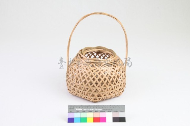 三角孔編菱格紋宗全籃藏品圖，第1張