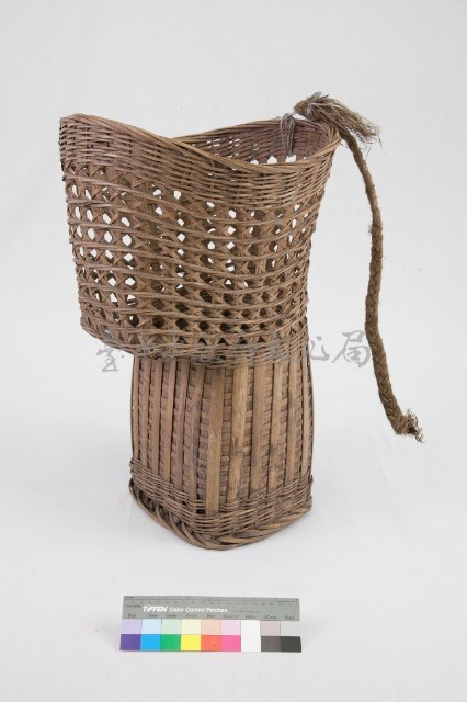 竹編背兒筐藏品圖，第1張