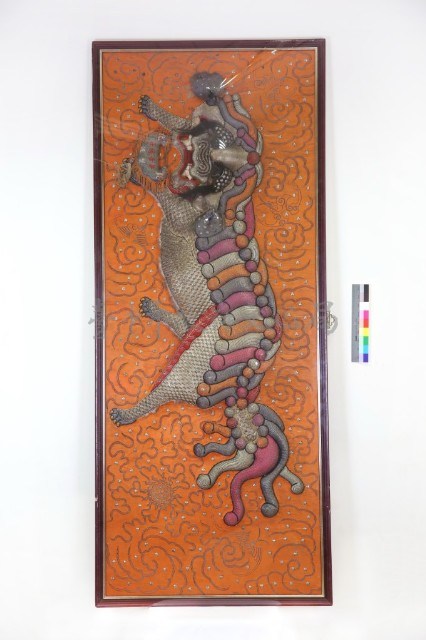 橘地彩獅繡旗藏品圖，第1張