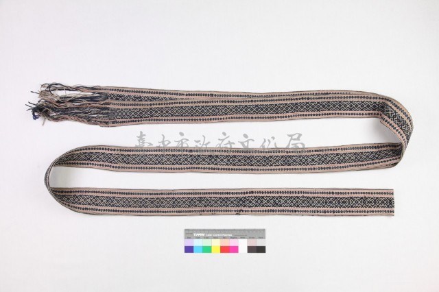 麻織黑紋腰帶藏品圖，第1張