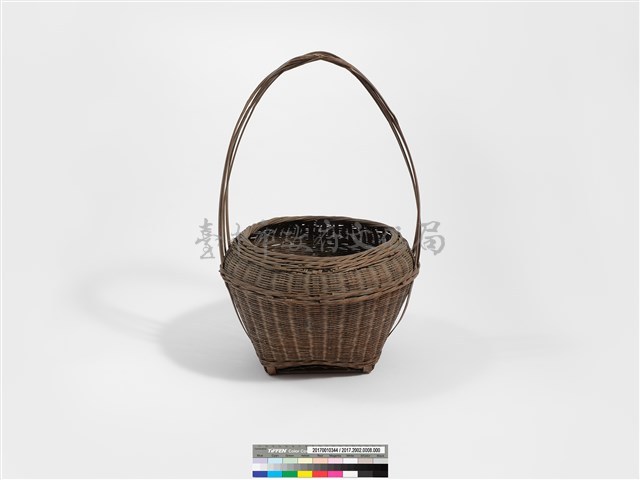竹編提籃藏品圖，第5張
