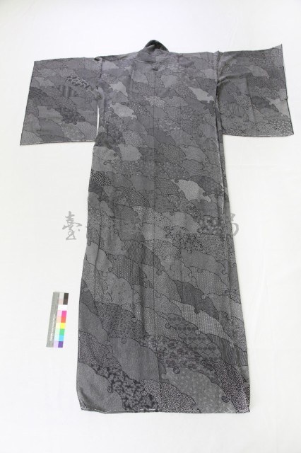 日本灰底東京染小紋藏品圖，第2張