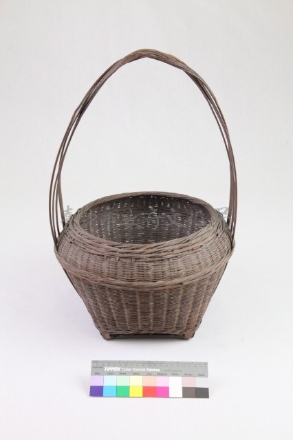 竹編提籃藏品圖，第11張