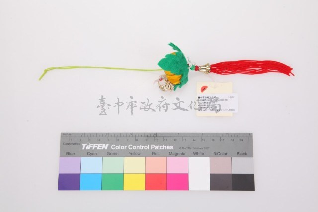 緞布白兔南瓜造型香包藏品圖，第2張