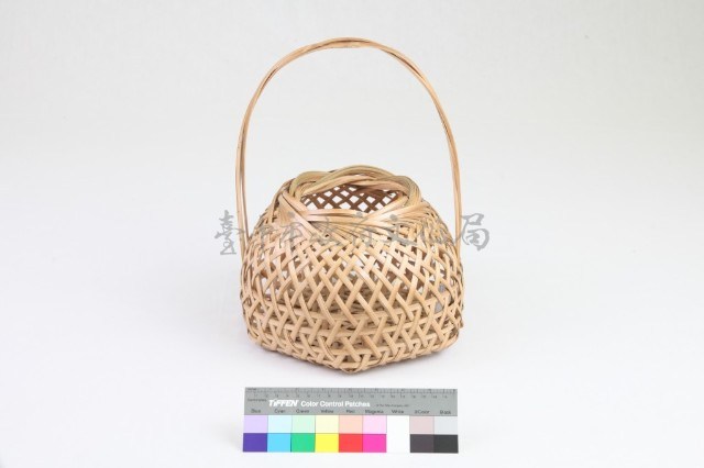 三角孔編菱格紋宗全籃藏品圖，第12張