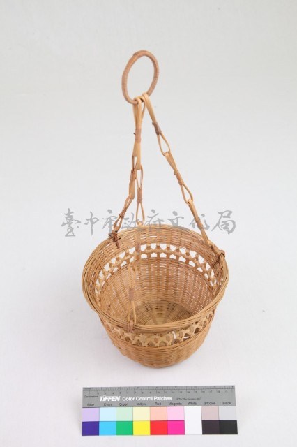 圓形竹編吊籃 藏品圖，第2張