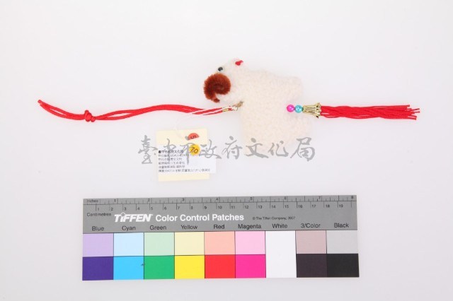 絨毛綿羊造型生肖香包藏品圖，第2張