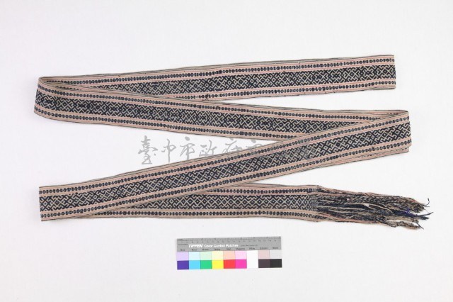 麻織黑紋腰帶藏品圖，第2張