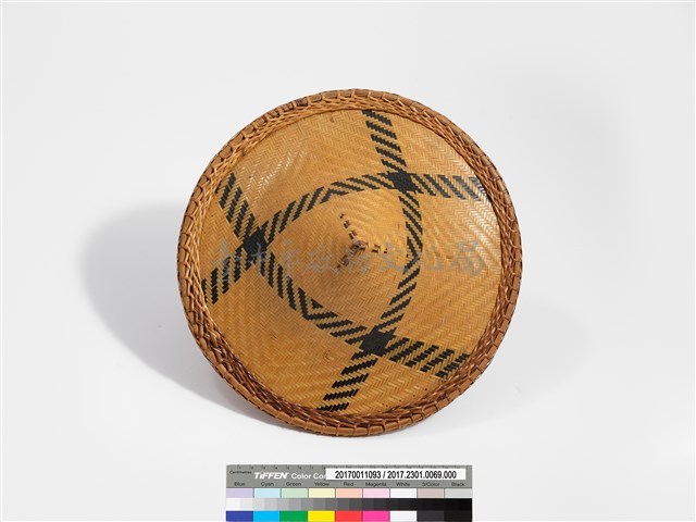 竹藤編圓錐斗笠藏品圖，第7張