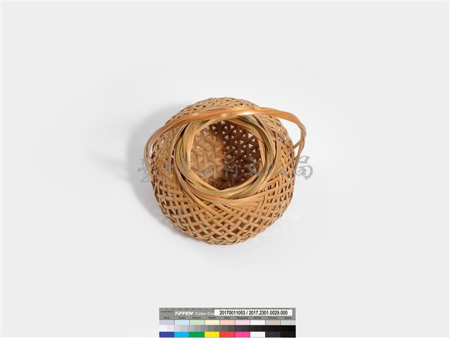 三角孔編菱格紋宗全籃藏品圖，第7張