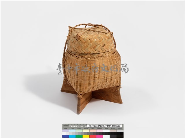 竹編盛飯容器藏品圖，第2張