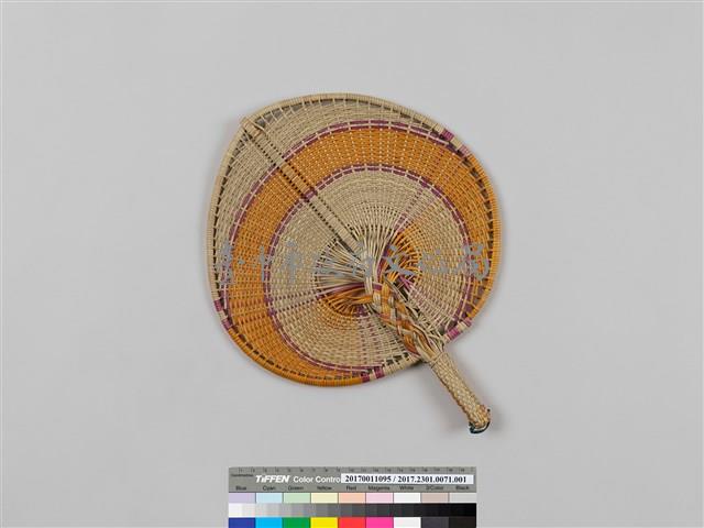 菲律賓草編涼扇-1藏品圖，第2張