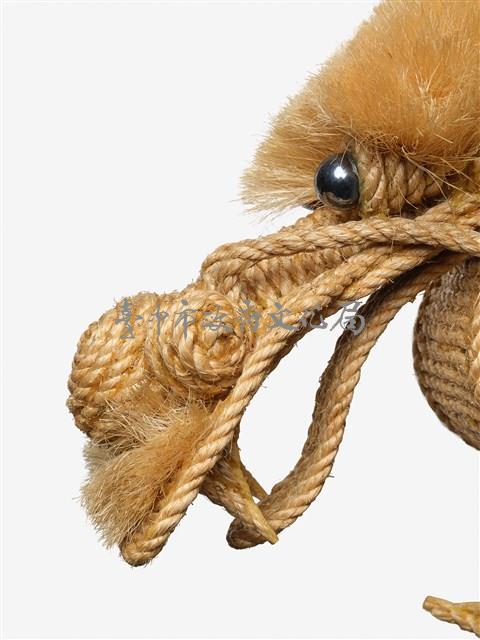 麻編龍首壁飾藏品圖，第12張