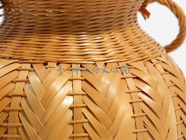 竹編矢紋高花瓶藏品圖，第12張