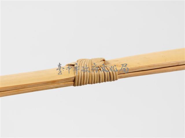 竹籐六角編圓形掛花籃藏品圖，第11張