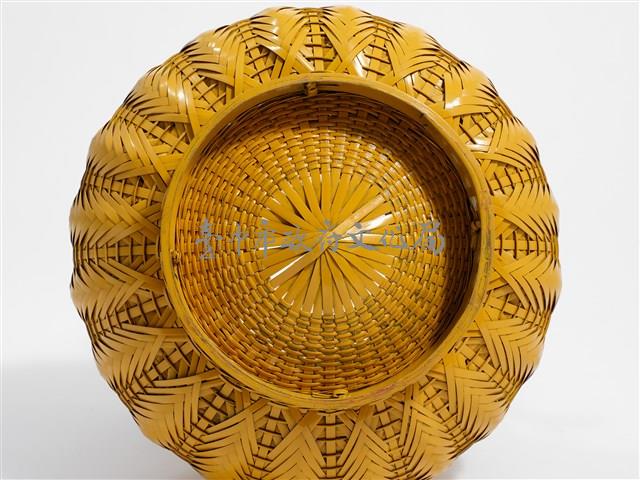 竹編矢紋瓶形花器藏品圖，第9張