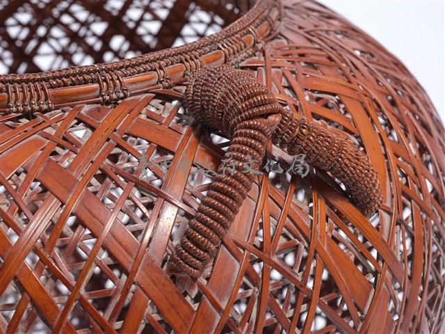 「林間」竹籐三角編交錯藏品圖，第9張