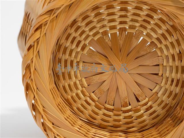 竹編矢紋高花瓶藏品圖，第9張
