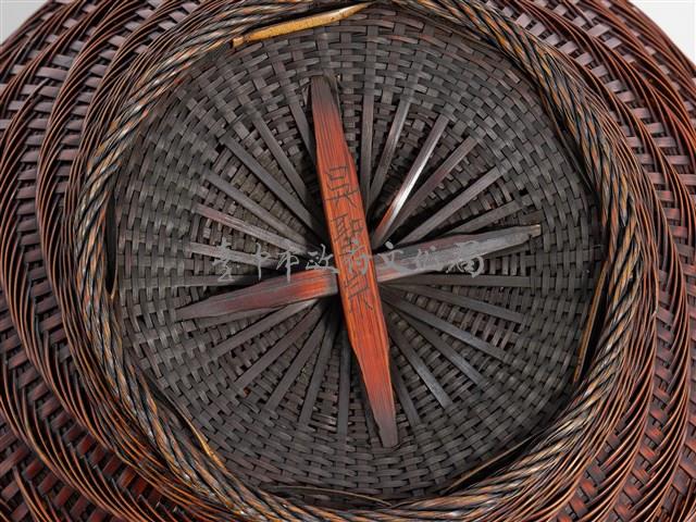 竹籐編之字紋心形有蓋甕藏品圖，第9張