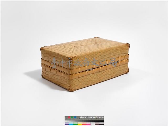竹編方形手提行李箱藏品圖，第9張