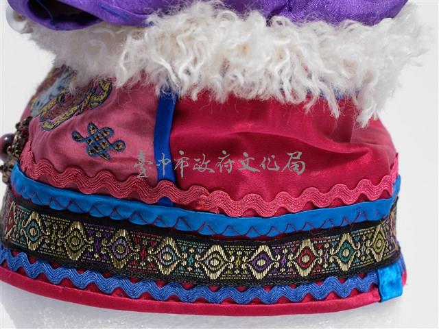 壽字蝙蝠紋平頂童帽藏品圖，第10張