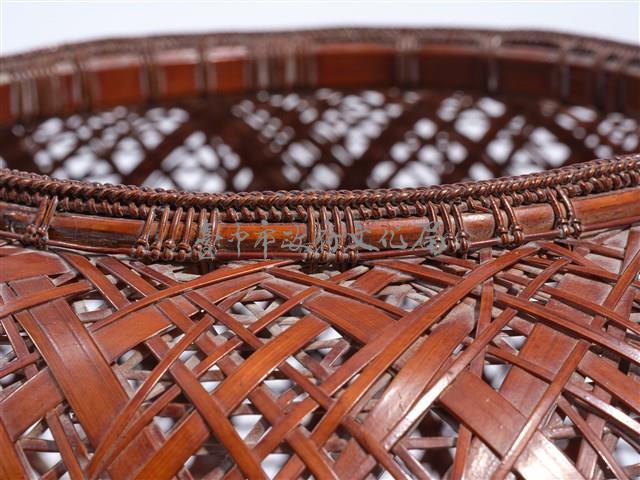 「林間」竹籐三角編交錯藏品圖，第10張