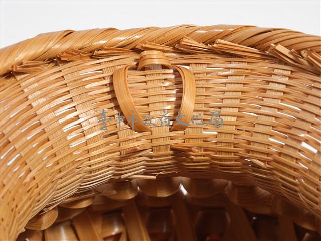 竹編松傘紋高花瓶藏品圖，第10張