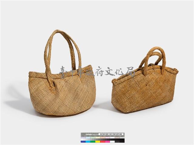 藺草編織手提袋一組藏品圖，第2張