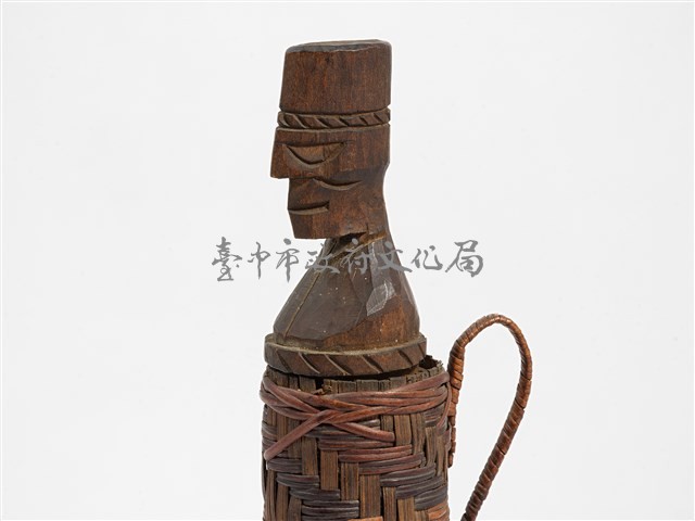 竹製籐編筒藏品圖，第8張