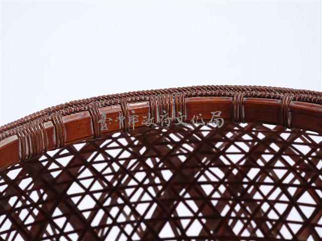 「林間」竹籐三角編交錯藏品圖，第8張