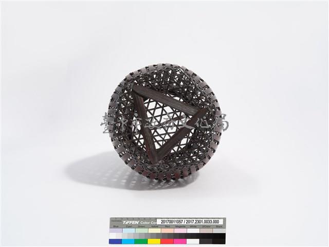 六角底平竹花器藏品圖，第8張