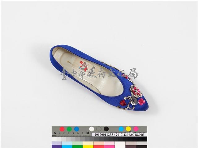 2000千禧年旗袍文化公益親善大使繡花跟鞋（左腳）藏品圖，第4張