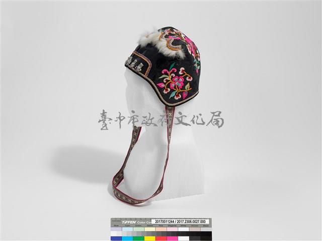 黑底繡花狀元帽藏品圖，第4張