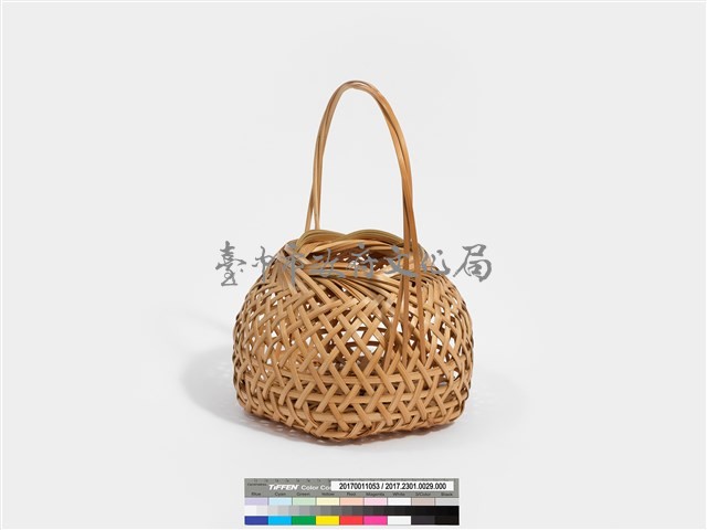 三角孔編菱格紋宗全籃藏品圖，第4張