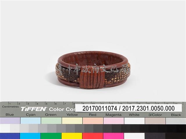 籐編皮革手環藏品圖，第2張