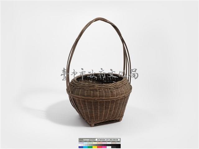 竹編提籃藏品圖，第2張