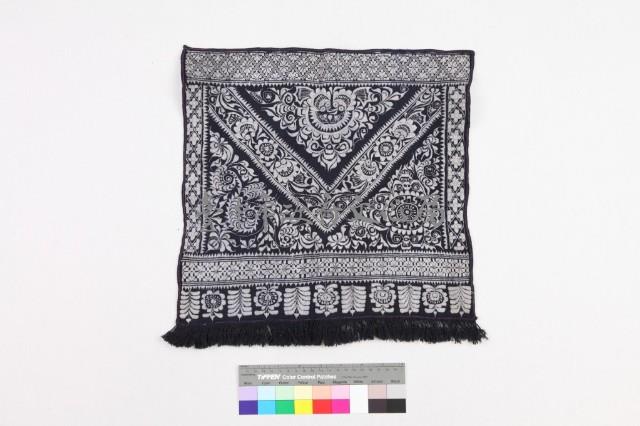 貴州麻江繞家繡花頭巾藏品圖，第1張