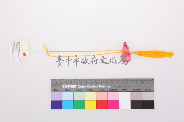 粉紅緞布葫蘆造型香包藏品圖，第1張