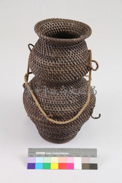 葫蘆型籐罐 藏品圖，第1張