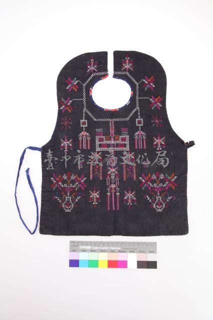 貴州黃平苗族挑花口水兜藏品圖，第1張