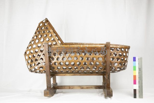竹製搖籃藏品圖，第1張