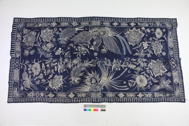 貴州丹寨苗族蠟花背面拼片藏品圖，第1張