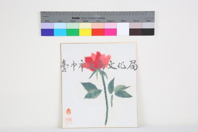 繪折枝花卉藏品圖，第1張