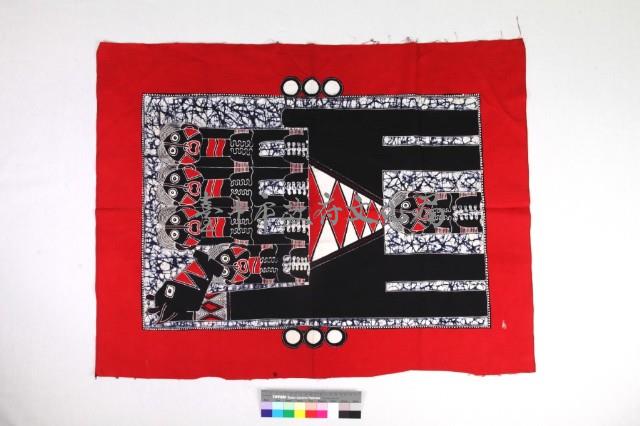 印尼人形動物蠟染方巾藏品圖，第1張