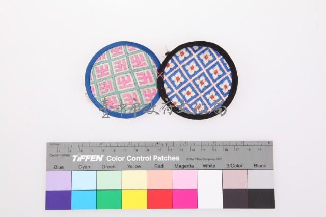 繡花粉撲藏品圖，第1張