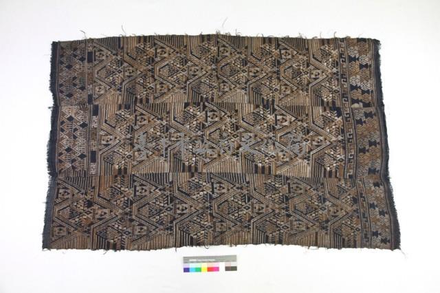 貴州黎平侗族織錦壽布 藏品圖，第1張