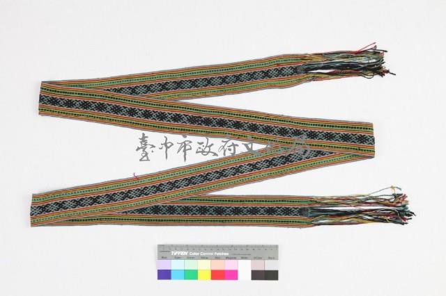 貴州黃平亻革家織花腰帶藏品圖，第1張