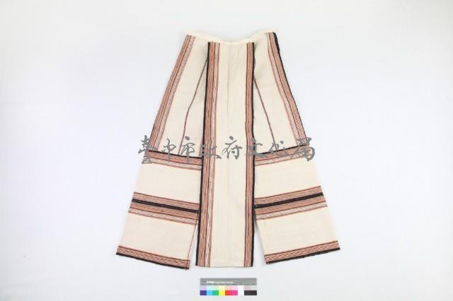 雲南景洪基諾族男盛裝-褲藏品圖，第1張