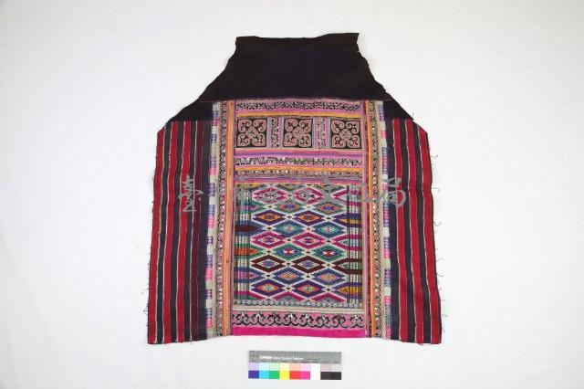 雲南丘北壯族挑花繡花揹扇拼片 藏品圖，第1張